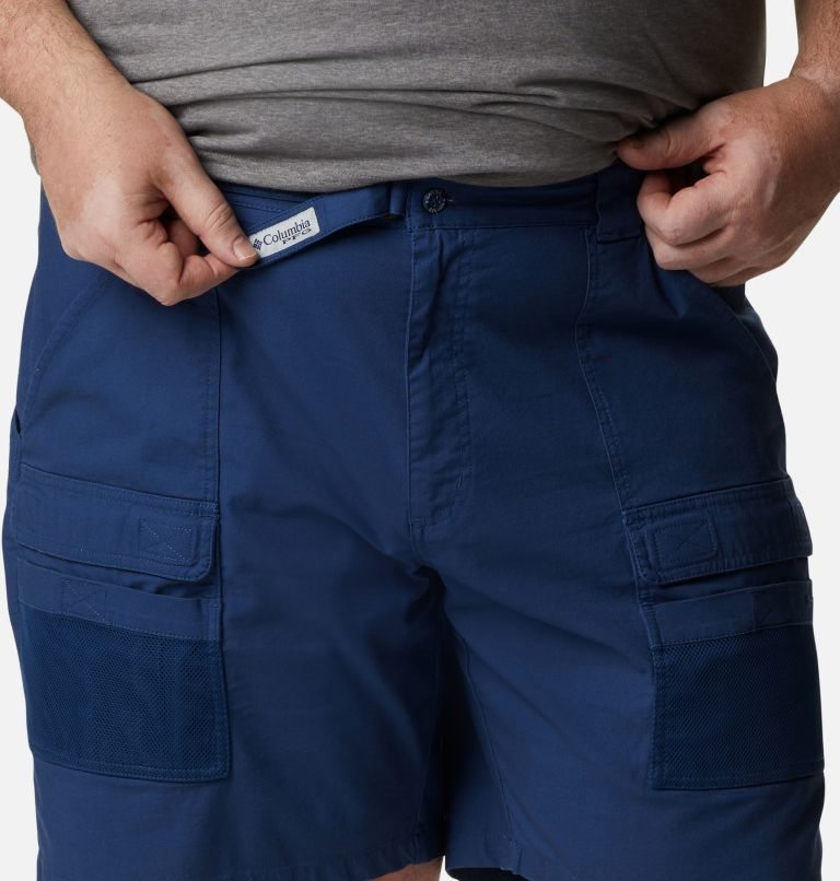Men's Columbia Half Moon III Shorts Navy | Plus Size CA-MA350